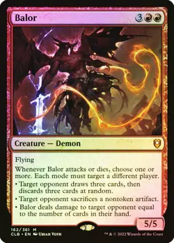 Magic The Gathering MTG BALOR FOIL Battle for Baldur's Gate NM Near Mint - Image 1