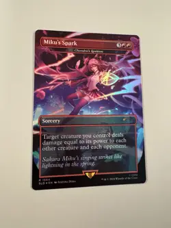 Miku's Spark FOIL Chandra's Ignition Foil Hatsune Miku Secret Lair NM MTG - Image 3