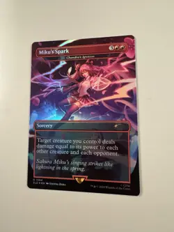Miku's Spark FOIL Chandra's Ignition Foil Hatsune Miku Secret Lair NM MTG - Image 4