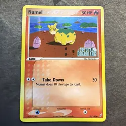 Numel 59/100 - Crystal Guardians - Reverse Holo - Pokemon - LP - Image 1