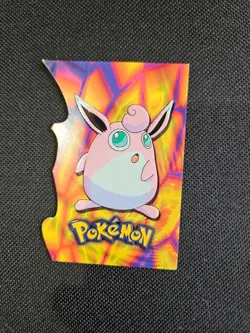 2001 Topps Pokemon Johto League Champions Wigglytuff Die cut 12 pf 18 - Image 1