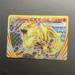 Pokemon Arcanine BREAK Promo Full Art Holo XY180 160 HP XY Turbo Flame - Image 1