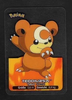 Pokemon - 2006 - Lamincards - Edibas - 062 Teddiursa - Deutsch - Image 1