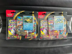 2x Pokemon Mega Evolution Triple Blister Packs (Golduck & Psyduck) - Sealed - Image 1