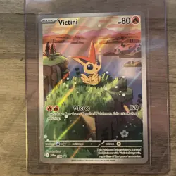 Victini SVP 208 Illustration Rare Black Star Promo Black & White Pokemon TCG - Image 1