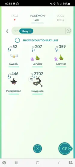 Pokemon Go (Stage 40) Shiny Legendary Rayquaza ( 5 Shinys ) - Image 4