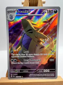Pokemon Paldea Evolved - 222/193 Tyranitar - Illustration Rare - NM/M - Image 1
