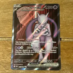 Pokemon TCG Team Rocket's Mewtwo EX Destined Rivals 213 /182 - Image 1