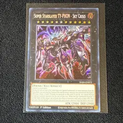Super Starslayer TY-PHON RA04-EN072 QC Secret Rare - Yu-Gi-Oh! NM - Image 1
