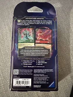 Disney LORCANA The First Chapter Starter Deck - Emerald 💚and Ruby ❤ SEALED 4050368981707 - Image 2
