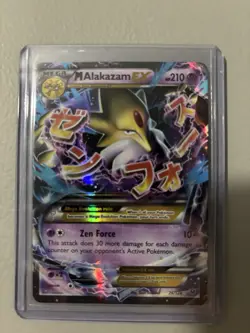Pokemon M Alakazam EX 26/124 Fates Collide Mega Evolution Ultra Rare Holo Card - Image 1