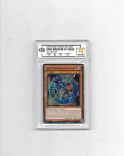 2015 YU-GI-OH! 1ST EDITION DARK MAGICIAN OF CHAOS CG GRADED CARD PRISTINE 10 - Image 1