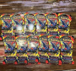 32 Pokemon Boosters 20 Destined Rivals 12 Phantasmal Flames Booster Pack - Image 2