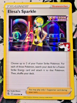 Elesa's Sparkle 233/264 Holo Pokemon Play! Prize Pack Series 2 - Image 1