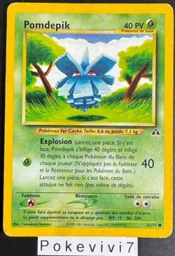 Carte Pokemon POMDEPIK 61/75 Commune NEO DISCOVERY Wizards FR OCCASION - Image 1