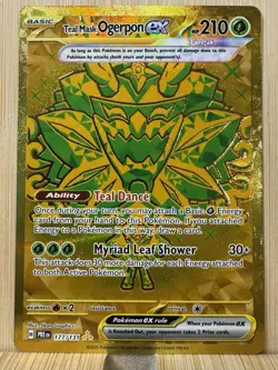 Ogerpon EX 012/131 SV Prismatic Evolutions Pokemon TCG Teal Mask NM Condition - Image 2