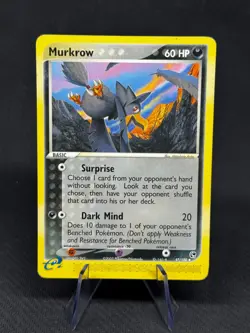 Pokemon TCG - Murkrow 47/100 Non-holo Uncommon Sandstorm LP - Image 1