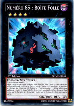 Number 85: Crazy Box - NUMH-FR033 - Super Rare - 1st Edition - Yugioh FR - Image 1