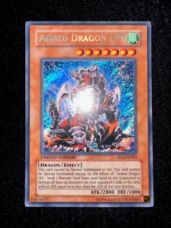 🔥YUGIOH • ARMED DRAGON LV7 • SECRET RARE • SD1-ENDE1 • LIMITED EDITION • VLP🔥 - Image 4