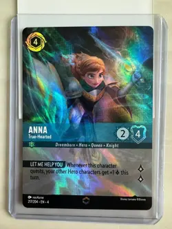 Disney Lorcana - Anna True-Hearted - Enchanted 217/204 - Ursula's Return - Image 1