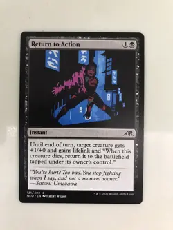 Return to Action MTG Magic the Gathering Card NM Near Mint Neon Dynasty NEO - Image 1