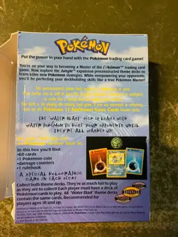Pokemon TCG 1999 | Jungle Theme Deck | WOTC || WATER BLAST Cards Sealed - Image 2