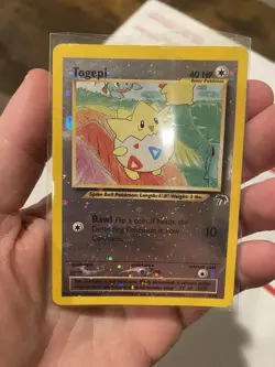 Togepi 2001 Southern Islands 4/18 Reverse Holo Pokemon Card - Image 3