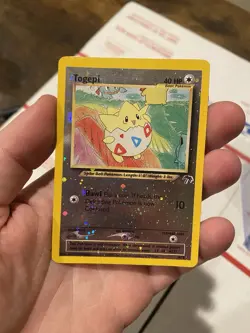 Togepi 2001 Southern Islands 4/18 Reverse Holo Pokemon Card - Image 5