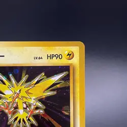 Zapdos No. 145 Holo Base Set Rare Old Back Japanese Pokemon Card 1996 - LP - Image 5