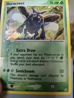 Pokemon TCG Heracross EX Hidden Legends Holo Card 7/101 Rare - Image 4