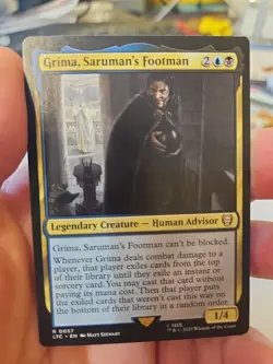 MTG - The Lord of the Rings - Grima, Saruman's Footman - NM - NF - Image 1