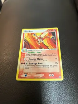 Blaziken 1/106 Holo Rare Pokemon EX Emerald NEAR MINT Vintage - Image 2