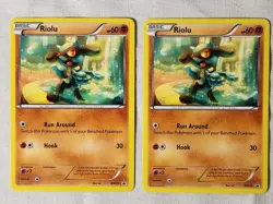 Played Riolu - Normal #BW33 Black and White Promo Pokemon TCG - Image 1