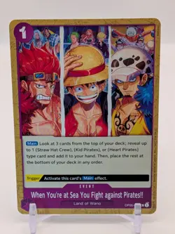 When You're at Sea You Fight against Pirates 2025 Pirate League Participant Card - Image 1