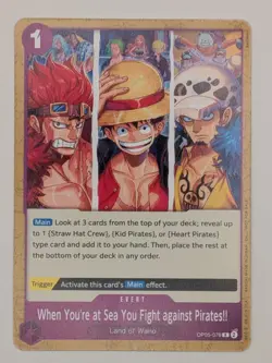 When You're at Sea You Fight against Pirates 2025 Pirate League Participant Card - Image 2