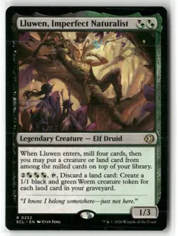 Lluwen, Imperfect Naturalist Lorwyn Eclipsed Magic MTG NM - Image 1