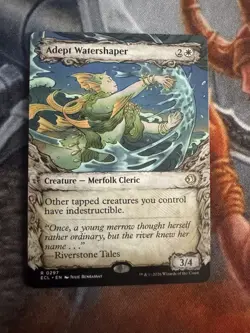 Adept Watershaper (Showcase) - 297 - ECL - NM - MTG Magic the Gathering - Image 1