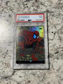Arachnogenesis FOIL MAR 0031 PSA 9 MINT (MTG Marvel Universe Eternal 2025) - Image 1