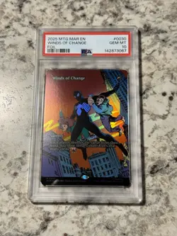 Winds of Change FOIL MAR 0030 PSA 10 GEM MINT (MTG Marvel Universe Eternal 2025) - Image 1