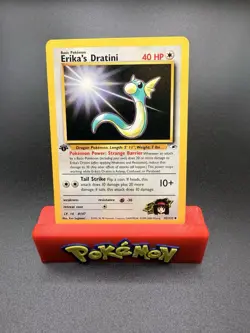 2000 Pokemon Gym Heroes 1st Edition Erika's Dratini 42/132 Uncommon MP - Image 1