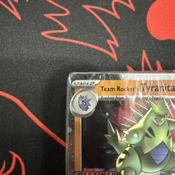 Team Rocket’s Tyranitar 096/182 Destined Rivals Prerelease Promo SEALED Pokemon - Image 3