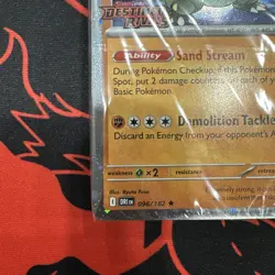 Team Rocket’s Tyranitar 096/182 Destined Rivals Prerelease Promo SEALED Pokemon - Image 4