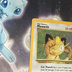 Meowth Holo Pokemon WOTC 2000 Black Star Promo #10 NM - Image 4