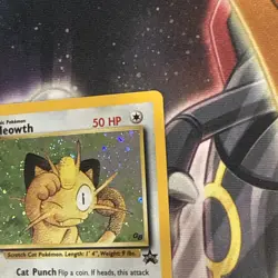 Meowth Holo Pokemon WOTC 2000 Black Star Promo #10 NM - Image 5
