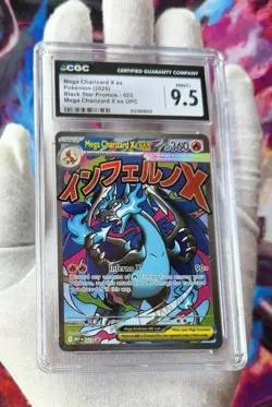 Mega Charizard X ex 023 Promo CGC 9.5 - MINT+ - Charizard UPC 2025 - PSA TAG - Image 2