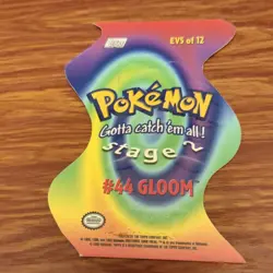 Pokemon Topps Stage 2 Gloom Die Cut #44 - Image 3