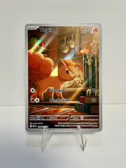 VULPIX 2025 Pokemon Mega Evolution Illustration Rare 138/132 Holo - Image 1