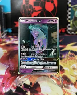 Mewtwo GX Full Art 78/73 Sun & Moon: Shining Legends Pokemon Secret Rare - Image 2