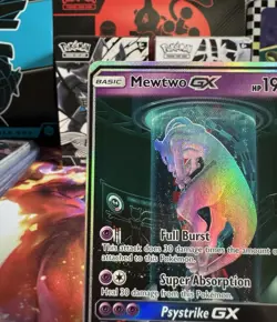 Mewtwo GX Full Art 78/73 Sun & Moon: Shining Legends Pokemon Secret Rare - Image 4