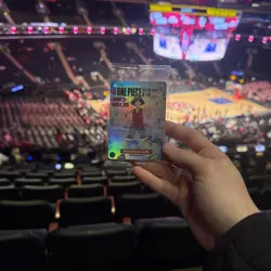 One Piece Monkey.D.Luffy US College Basketball Promo Card SEALED IN HAND 🔥 - Image 1